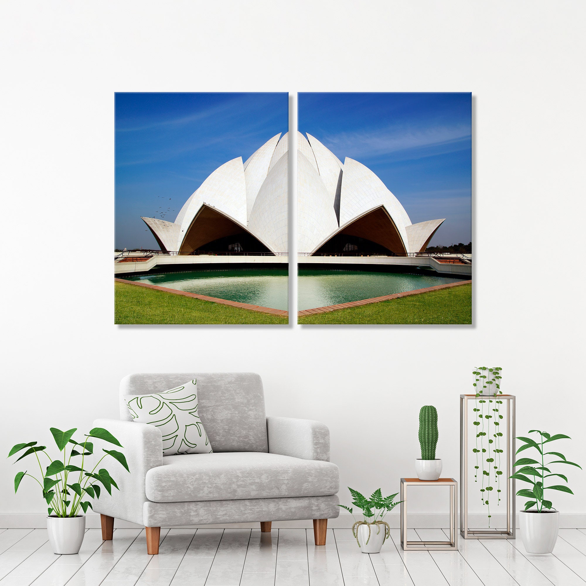 Drawing Of Lotus Temple
