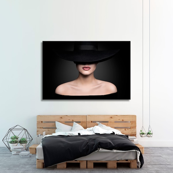 Black and Pink Art Etsy