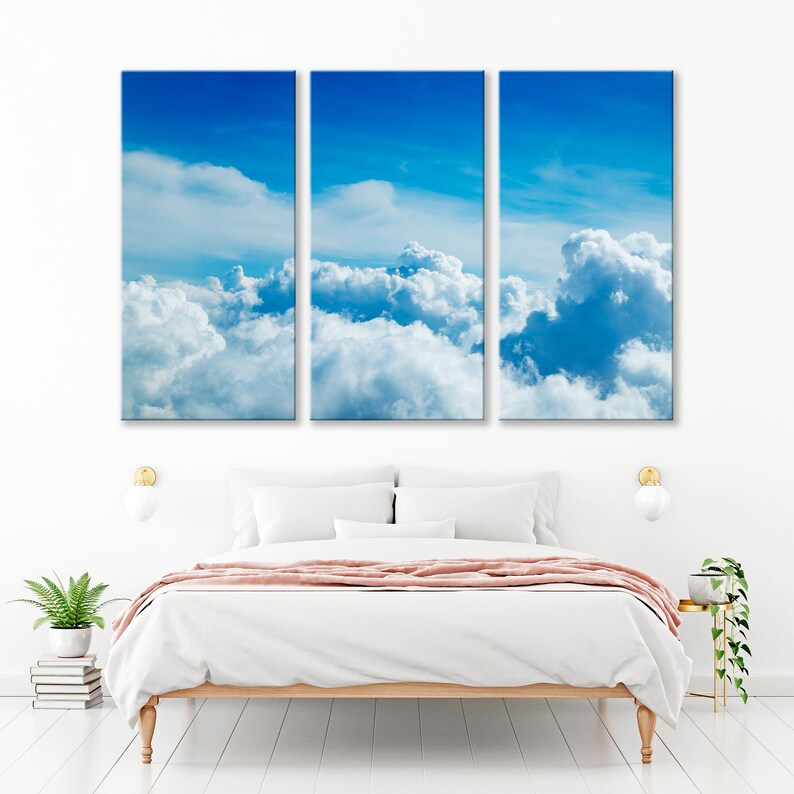 Sky Panoramic Art Above Clouds Wall Art Sky Print Sky Art | Etsy