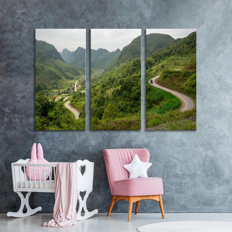Vietnam Wall Art Mountains Print Art Nature Canvas Art Etsy