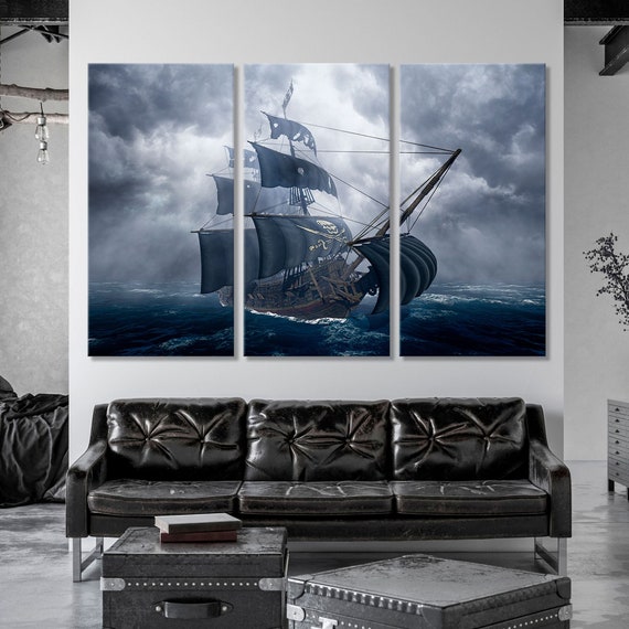 Wall Art Print, Pirate Ship