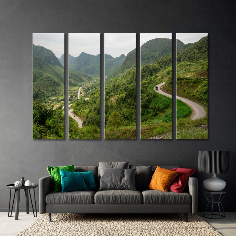 Vietnam Wall Art Mountains Print Art Nature Canvas Art Etsy