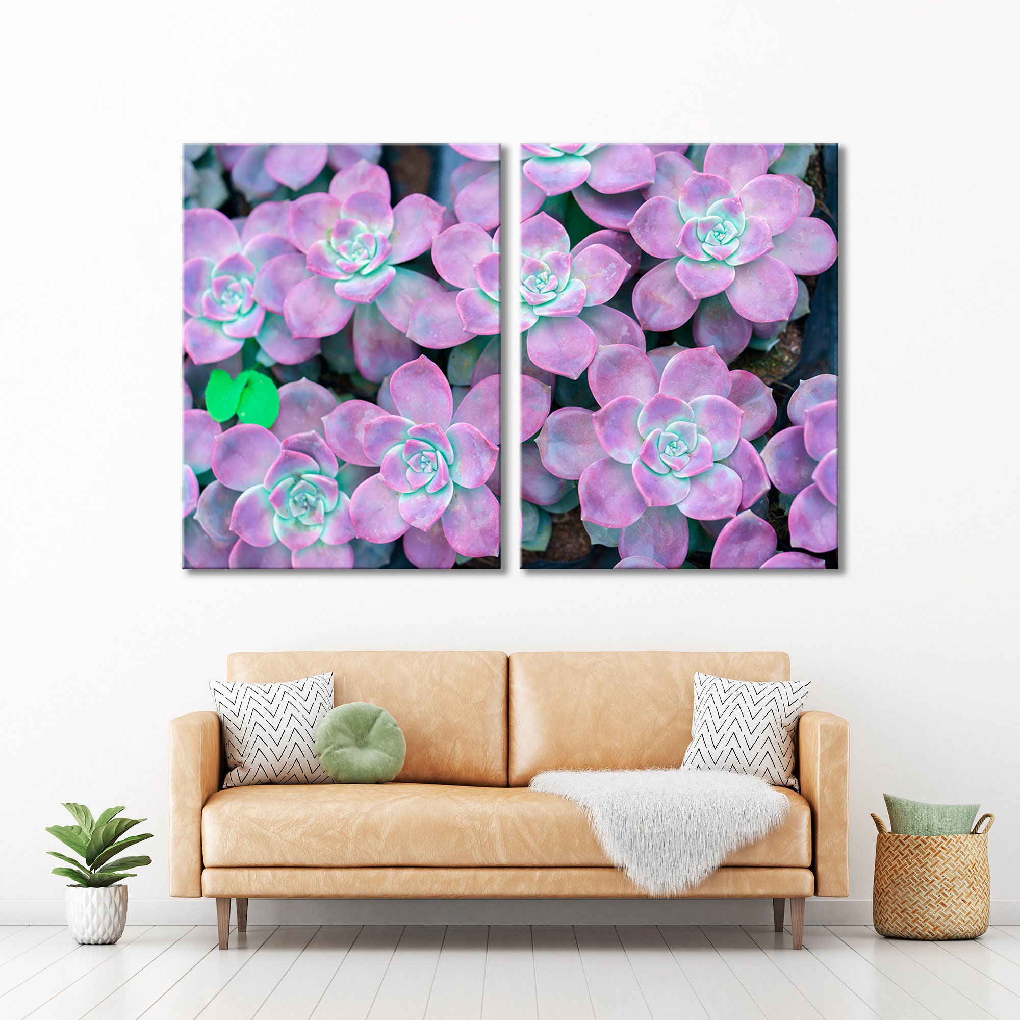 Flower WallArt Lilac Flowers Closeup Canvas Art Nature | Etsy