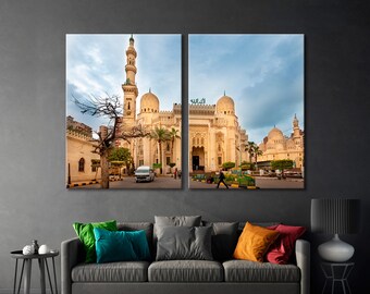 Alexandria Mosque Canvas Print, Egypt Wall Art