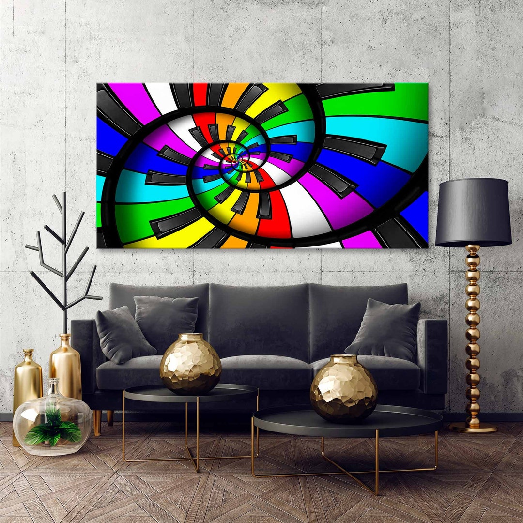 Music Art, Music Wall Art, Music Art Decor, Piano Painting Art
