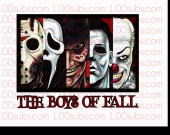 Halloween l Chicos de Otoño l Camisetas de Halloween l Diseños de Halloween l PNG l Descarga instantánea l Archivo digital l Sublimación l Tobogán acuático l