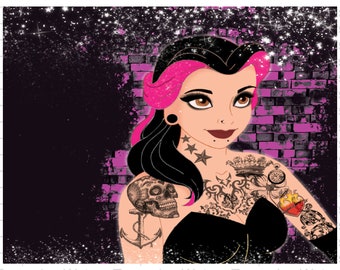 Punk Princess l Punk l Princess l Tumblers l 20oz Tumbler l 30oz Tumbler I Instant Download I PNG Sublimation Digital Download I