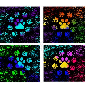 Projetos de pacotes de patas de cachorro l PNG l Download instantâneo l Arquivo digital l Sublimação l Toboágua l Best Seller