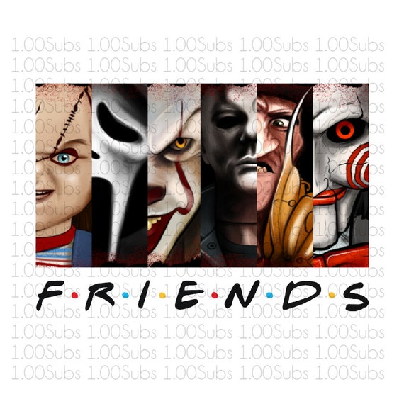 Halloween Friends PNG l Instant Download l Sublimation l Sublimation Download l PNG l T-shirt