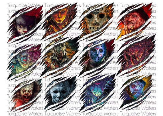 12 Designs l Halloween Bundle l Halloween Tshirts l Halloween Designs l PNG l Instant Download l Digital File l Sublimation l Waterslide l