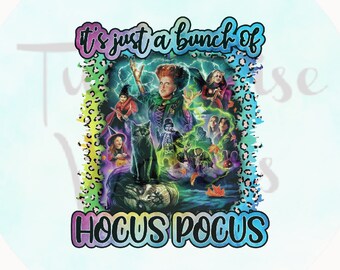 Hocus Pocus l Sanderson Sisters l Camisetas de Halloween l Halloween l PNG l Descarga instantánea l Archivo digital l