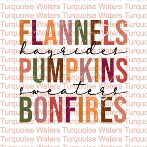 Franelas Hayrides Calabazas Hogueras Suéteres l Otoño l Caída Camisa I Descarga Instantánea I HP I PNG Sublimación Descarga Digital I