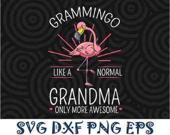 Download Grandma Flamingo Svg Etsy
