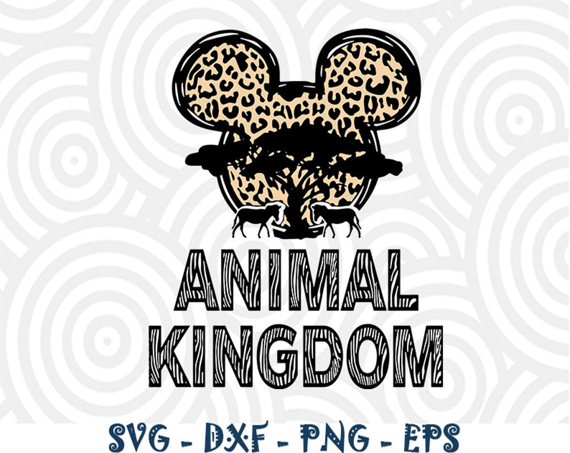 Mickey Head Animal Kingdom Disney World Disney vacation | Etsy