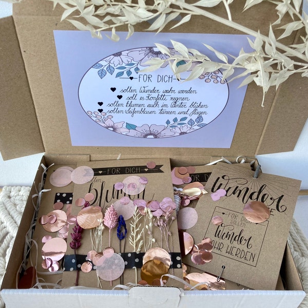 Geschenk Frauen personalisiert , Für Dich, Geschenk Freundin, Geschenk Schwester, Überraschungsbox, Für Dich Box, Geburtstagsgeschenk