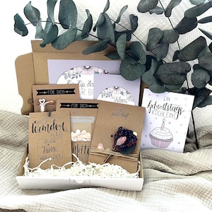 Geburtstagsgeschenk für Frauen personalisiert, Geschenk zum Geburtstag für Schwester, Mama und Freundin, Geschenkbox personalisiert,1