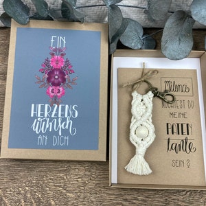 Möchtest du meine Patentante sein?, Frage an Patentante, Personalisiertes Geschenk für Patentante, Geschenkidee Patentante, Frage an Patin10