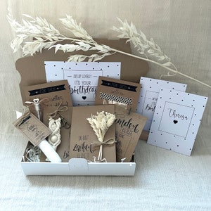 Geburtstagsgeschenk für Frauen personalisiert, Geschenkbox zum Geburtstag für Schwester, Freundin und Arbeitskollegin, Überraschungsbox, 8