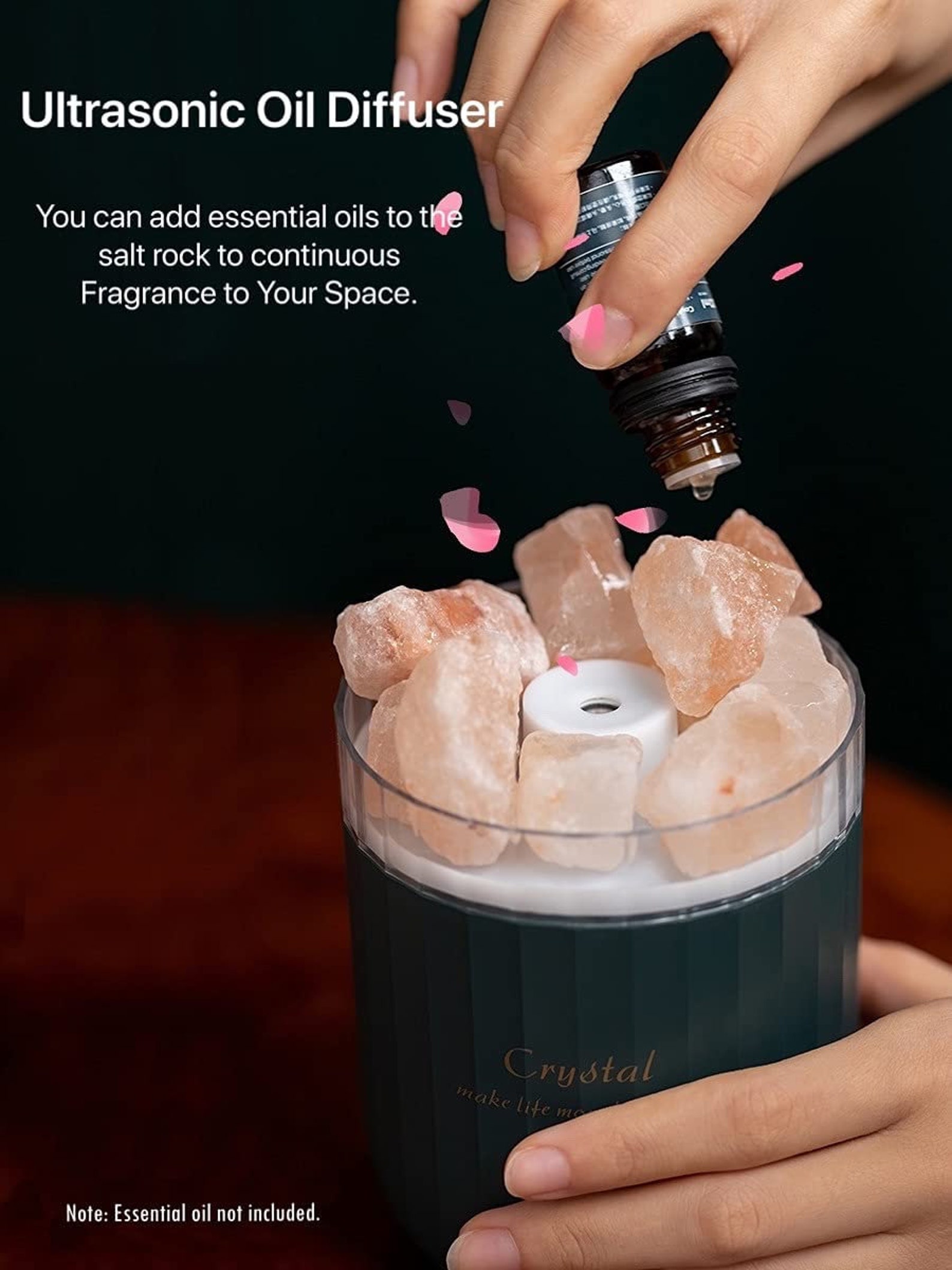 Oil Diffuser with Himalayan Salt Rocks Etsy