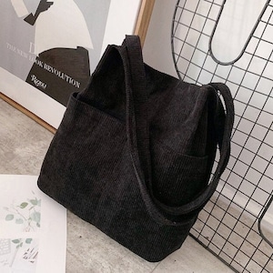 black tote back