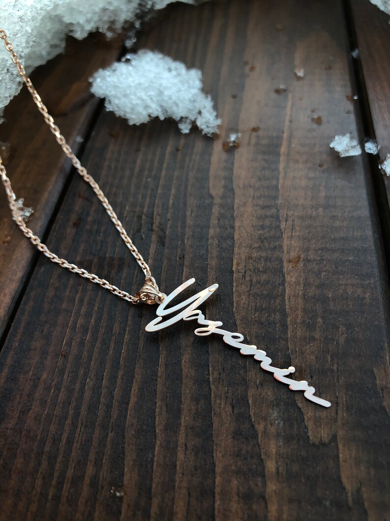 Custom Name Necklace Personalized Name Necklace KY050615 Birthday Gifts Personalized Gift Dainty Name Necklace