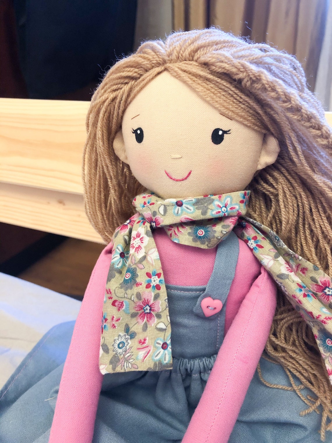 Doll hair pattern Doll hairstyle tutorial Rag doll hair Etsy