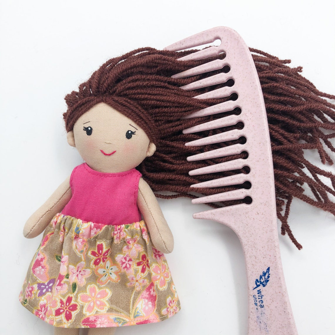 Doll hair pattern Doll hairstyle tutorial Rag doll hair Etsy