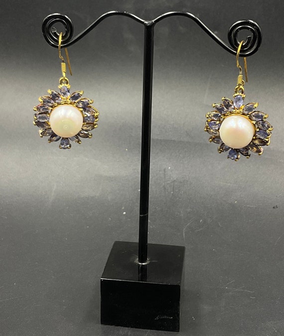 Beautifully designed sunflower shape Earring with… - image 5