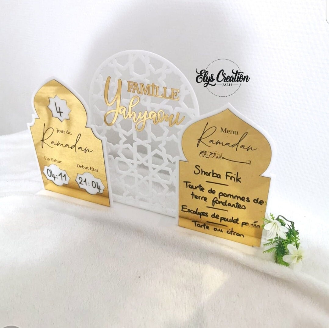 Horaire /Menu Ramadan