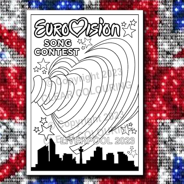 Eurovision Coloring Pages: Eurovision Europapa By Joost Klein