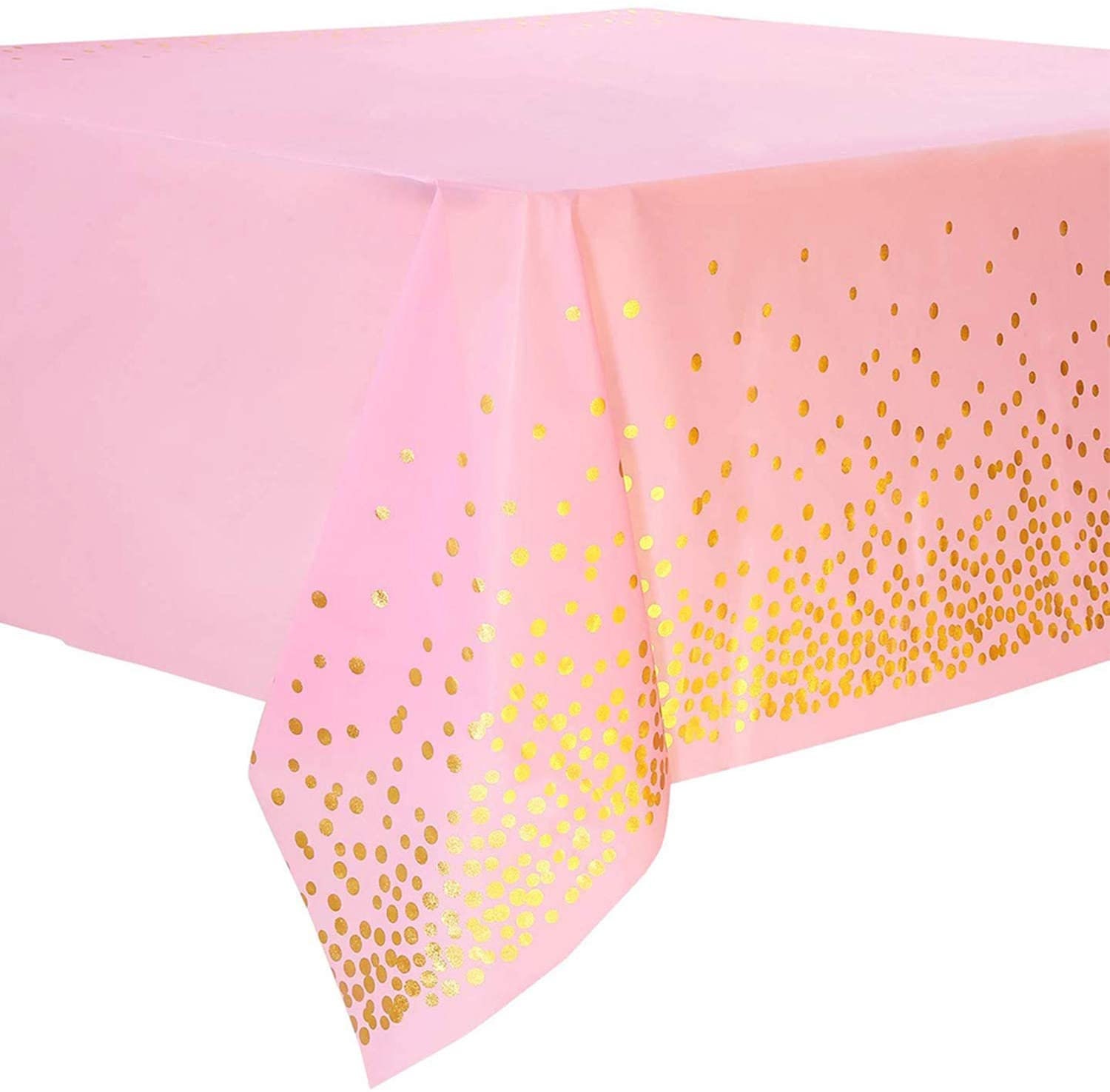 Nappe Jetable Rose et Or