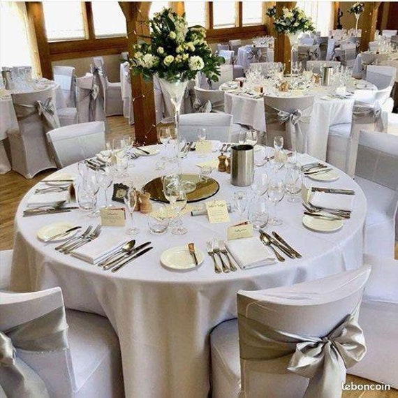 Nappe ronde Blanche De