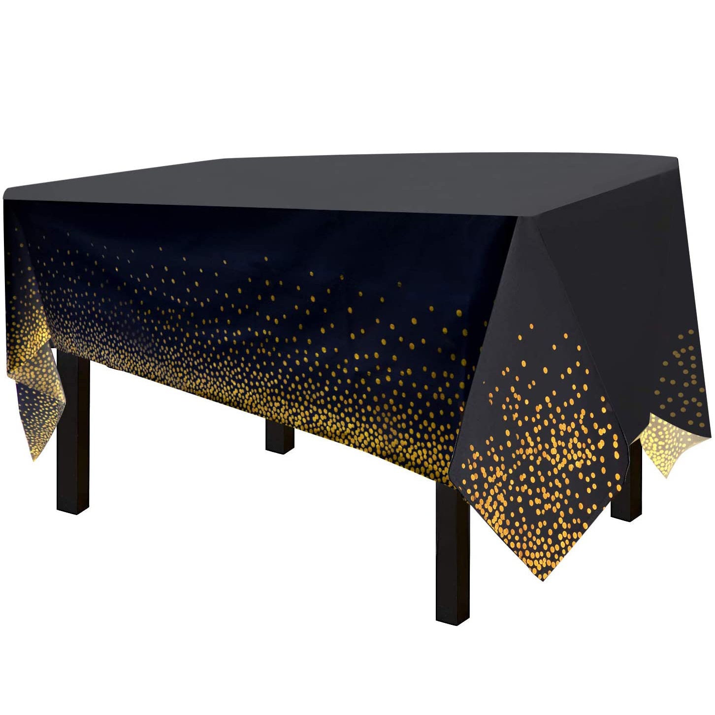 Nappe Jetable Noire et Or