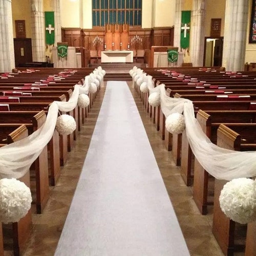 1M X 10M White Carpet Aisle Runner Wedding Party Event Etsy