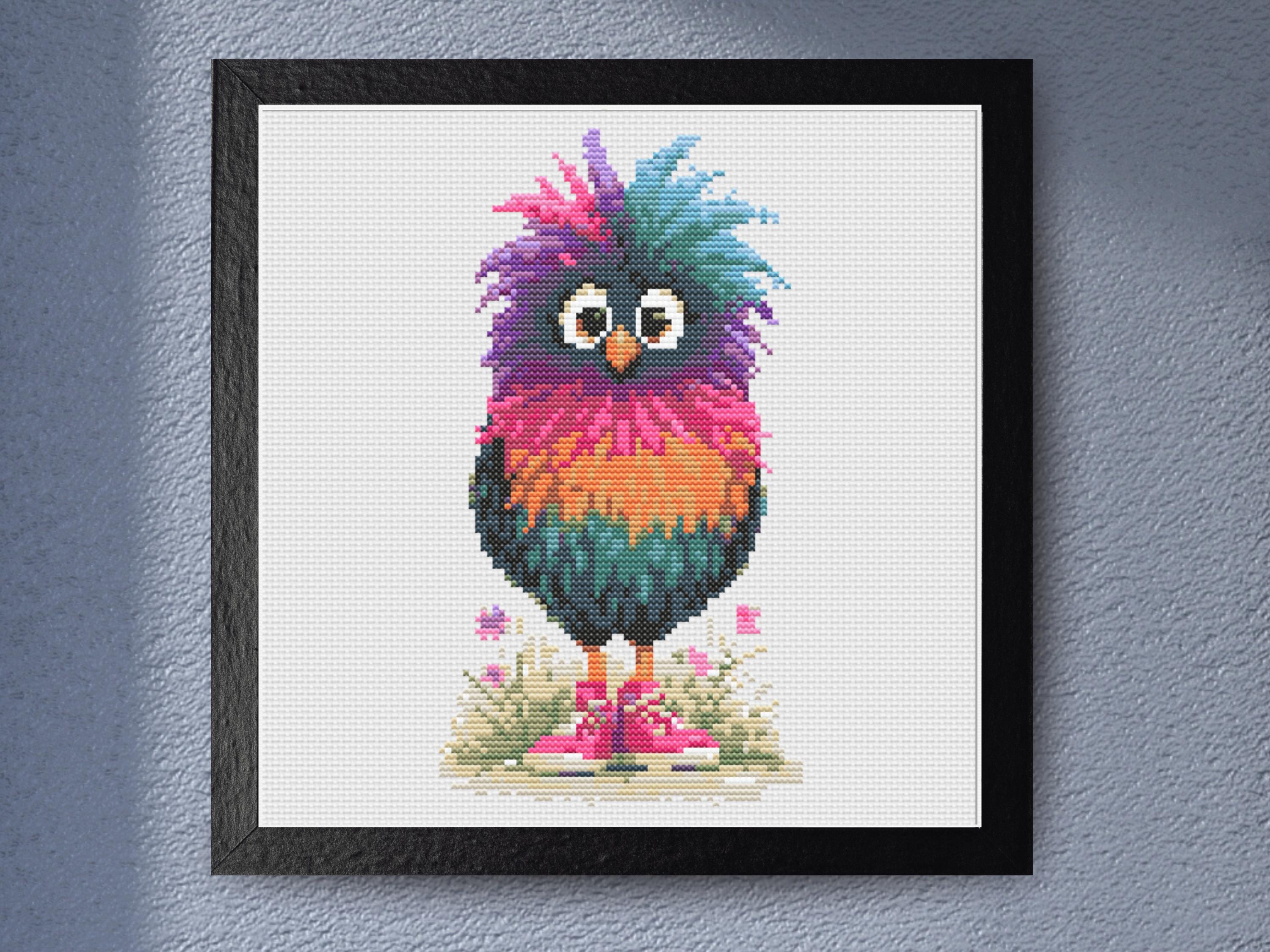 Colorful Whimsical Bird - Image 1