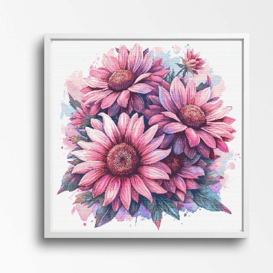 Sunset Blooms - Flower Arrangement - Image 1