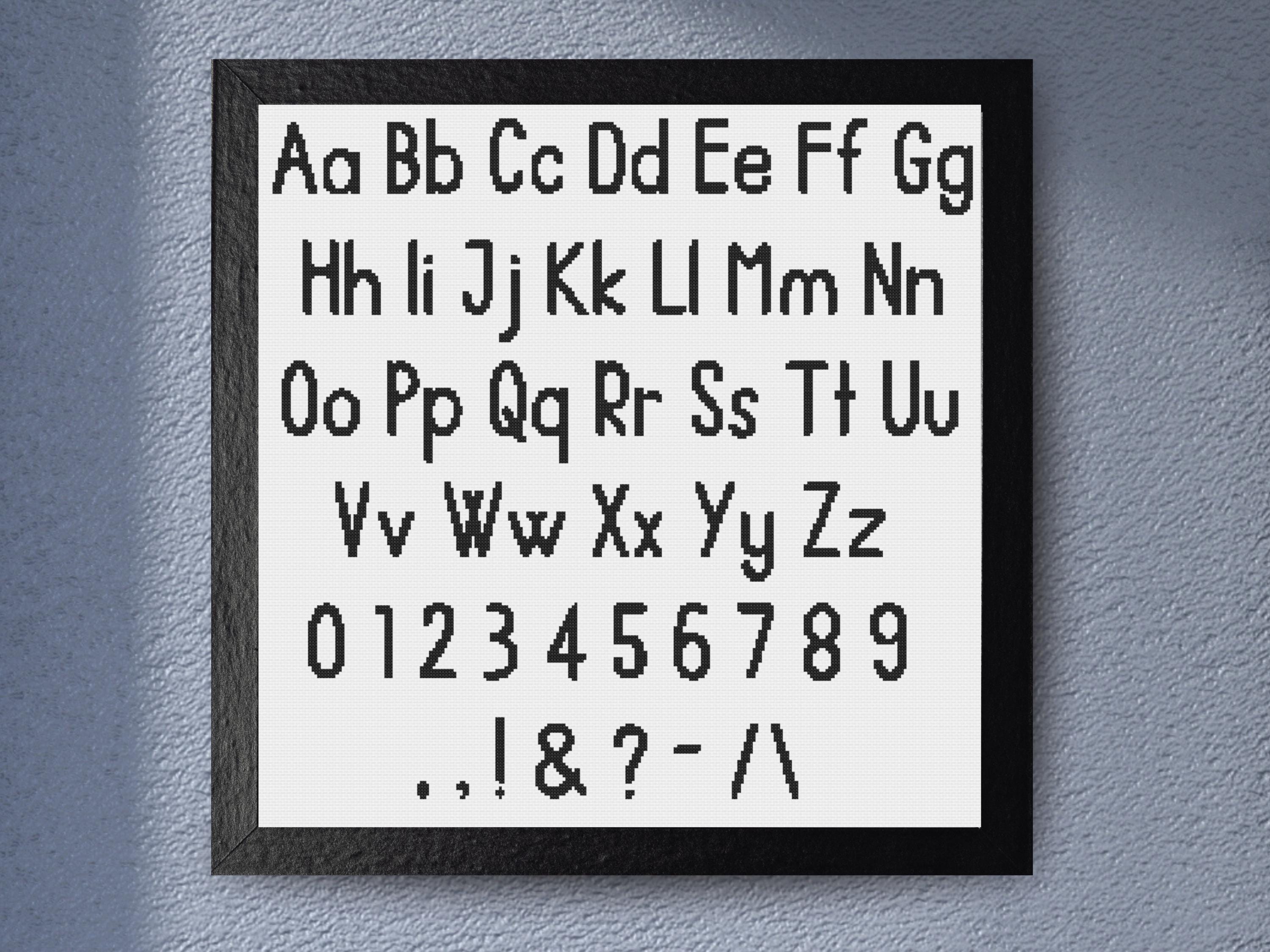 Cute Handwriting Font for Personalized Monograms and Sampler Projects - Image 1