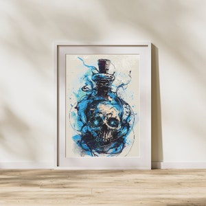 Mystic Elixir : Eternal Enchantment - Cross Stitch Pattern 194x300 Stitches. Counted Cross-Stitch. Room Decor for Arcane Art Enthusiats