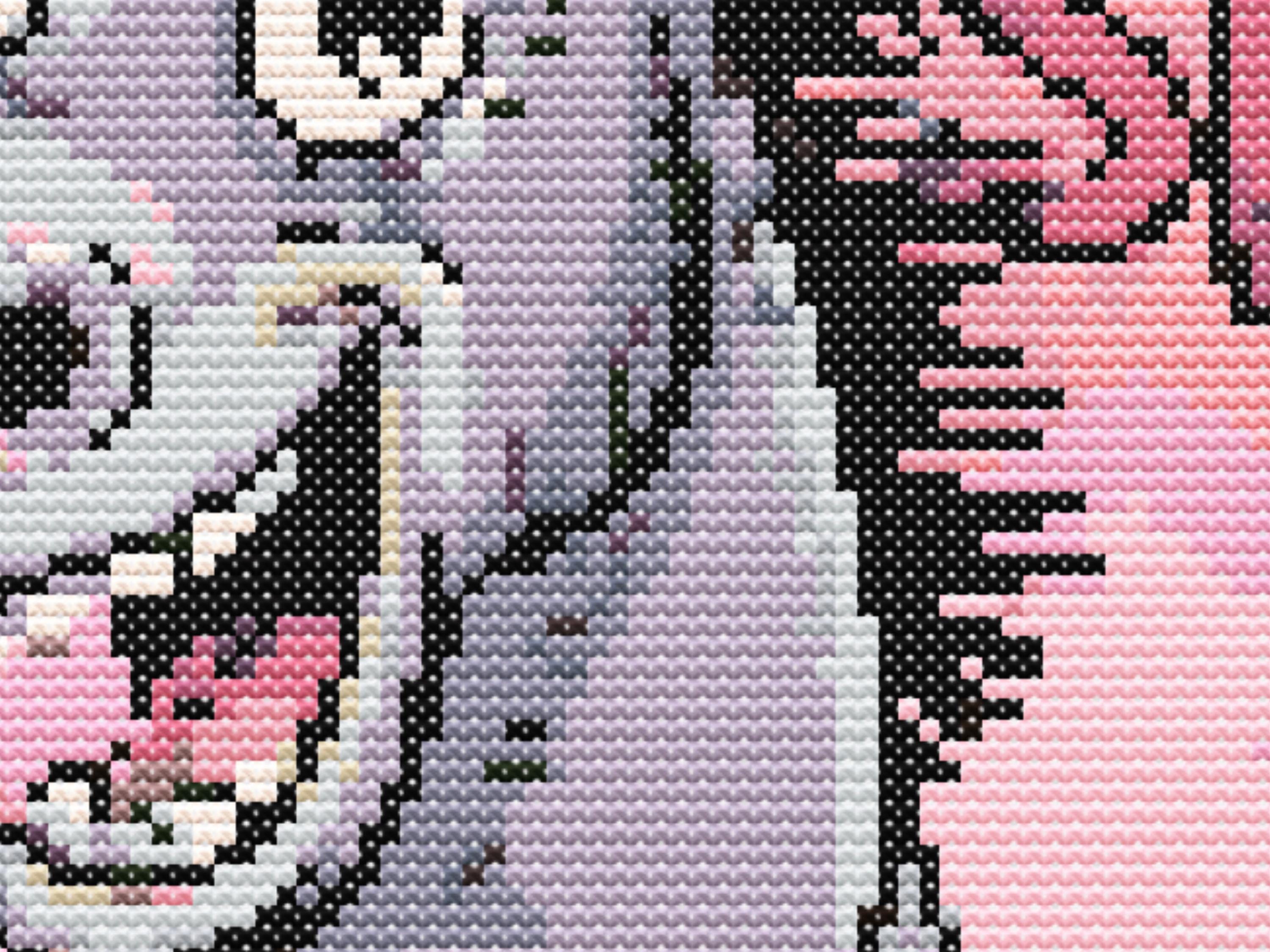Cross Stitch Pattern  - Giddy Up Sparkle Farts, Funny Subversive Cross Stitch Design. Snarky Saying. Cheeky Humor for Cross Stitch Lovers - Thumbnail 5