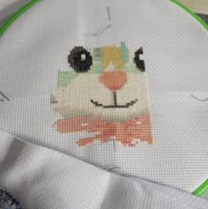 Harlequin Rabbit Patterns Patchwork Bunny Cross Stitch Pattern - Harlequin Easter Rabbit With Bow ...