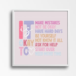 Cross Stitch Pattern - Motivational Cross-Stitch Pattern – Positive Affirmations for Daily Inspiration