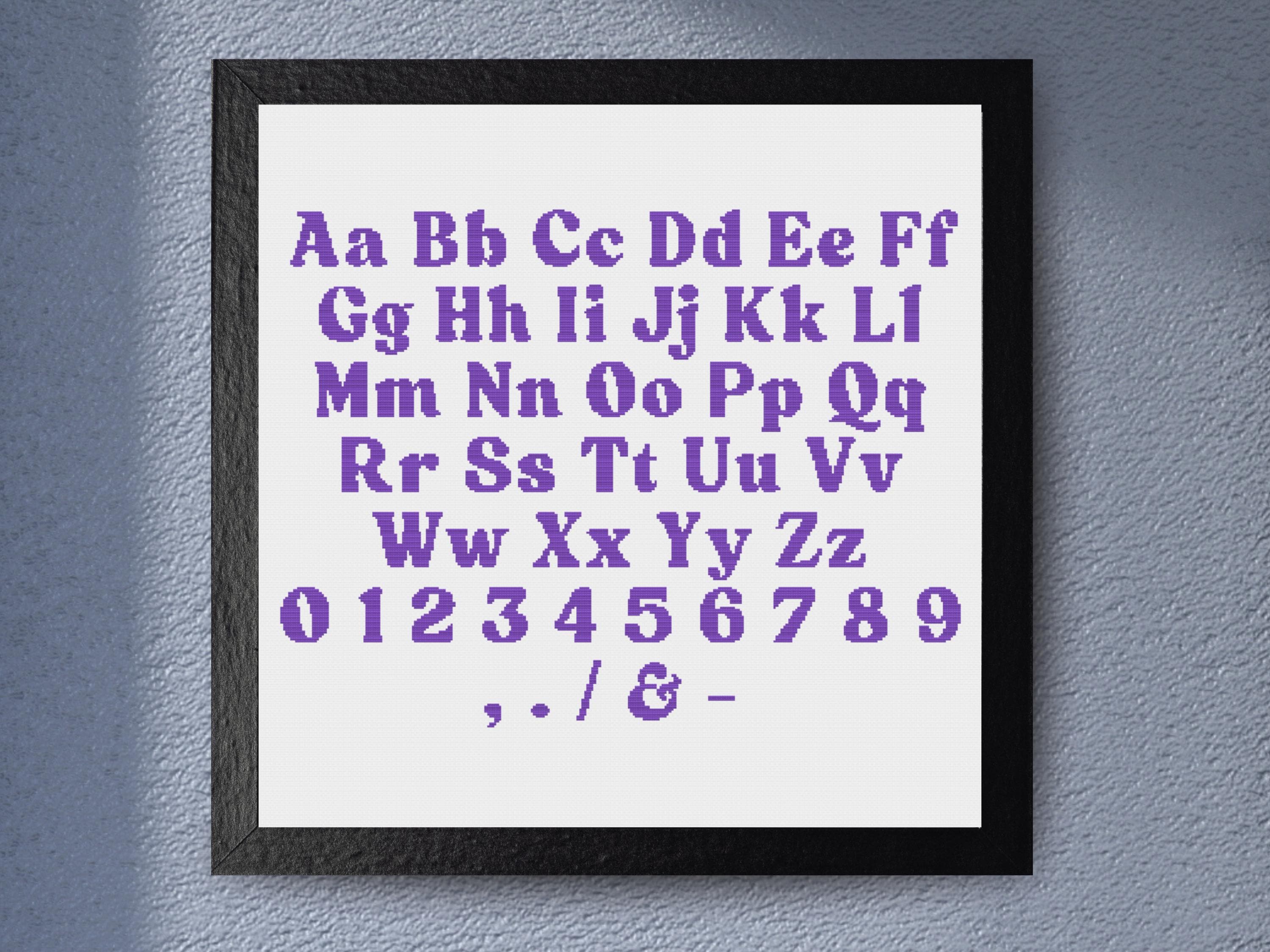 Elegant Alphabet – Uppercase, Lowercase, Numbers, Symbols - Image 1