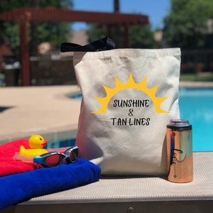 Strandtaschen, Tote For Pool, Taschen für Pool, Handtuchtasche, Geschenkideen für den Pool,
