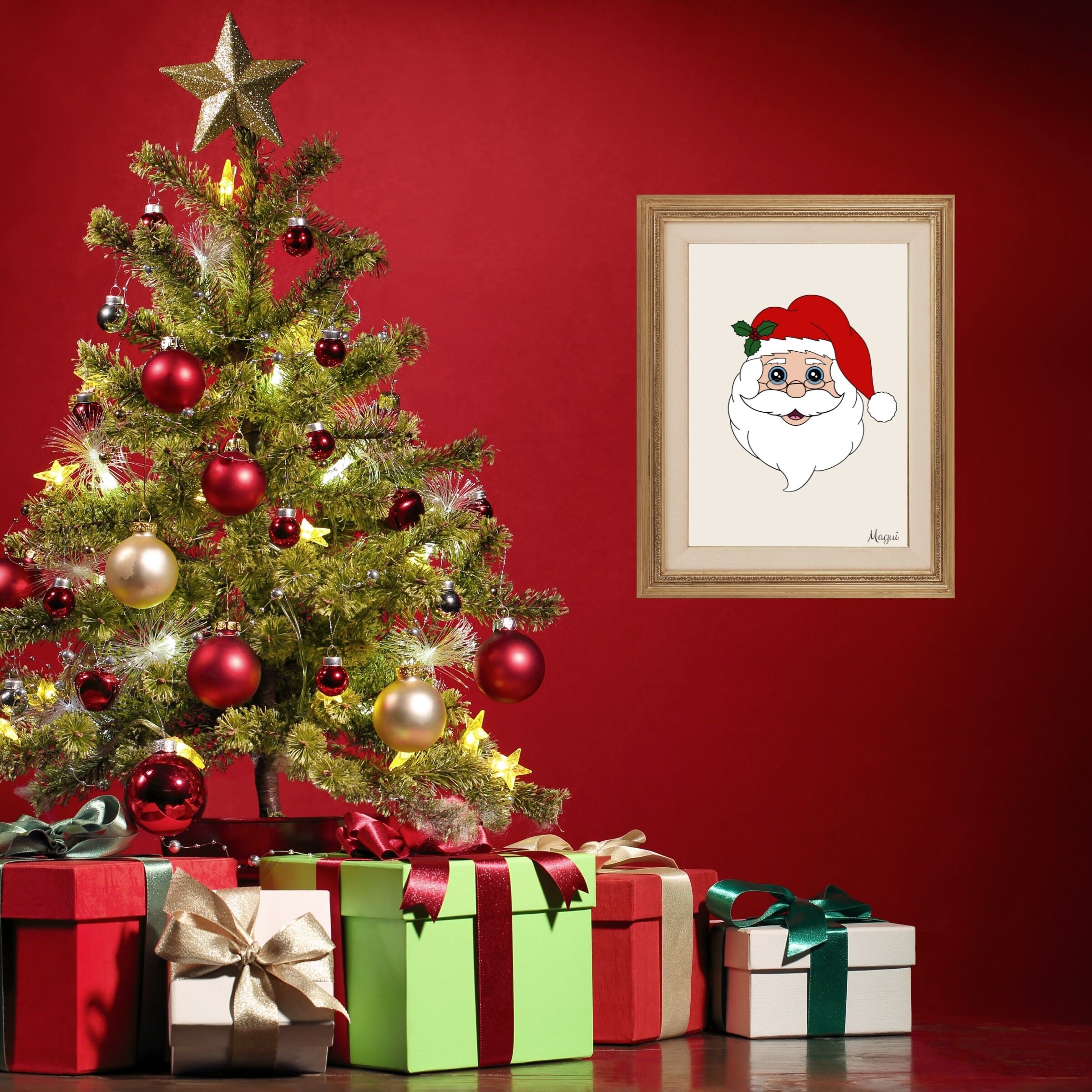 Coloring Sheet Santa Printable Coloring Page Christmas Coloring Page Coloring sheet santa printable coloring page christmas coloring page