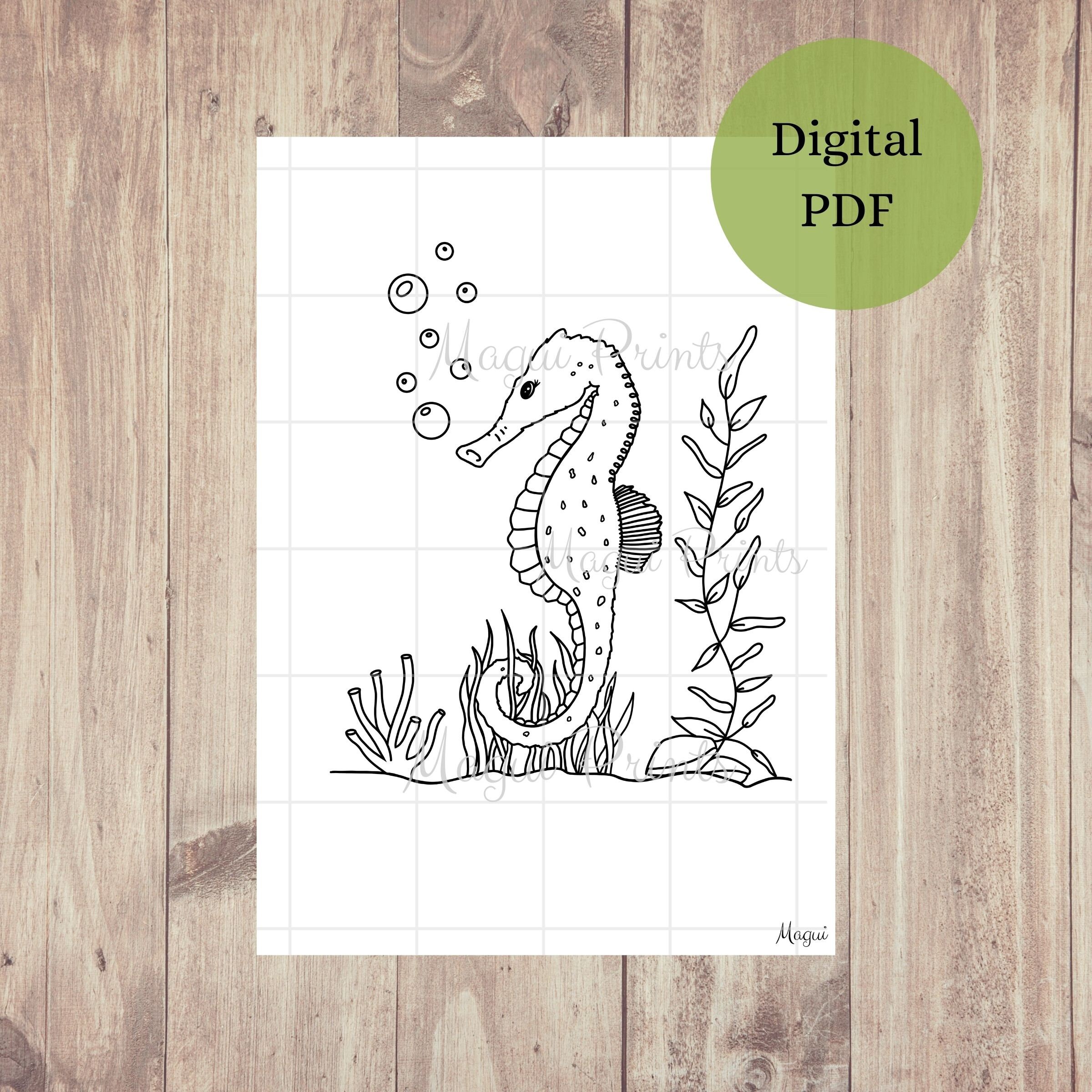 Coloring Pages, PDF Printable, Instant Digital Download - Etsy