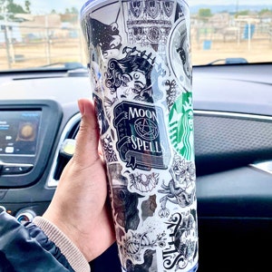 Customizable TUMBLER witchy vibes - double wall insulated, cold cup