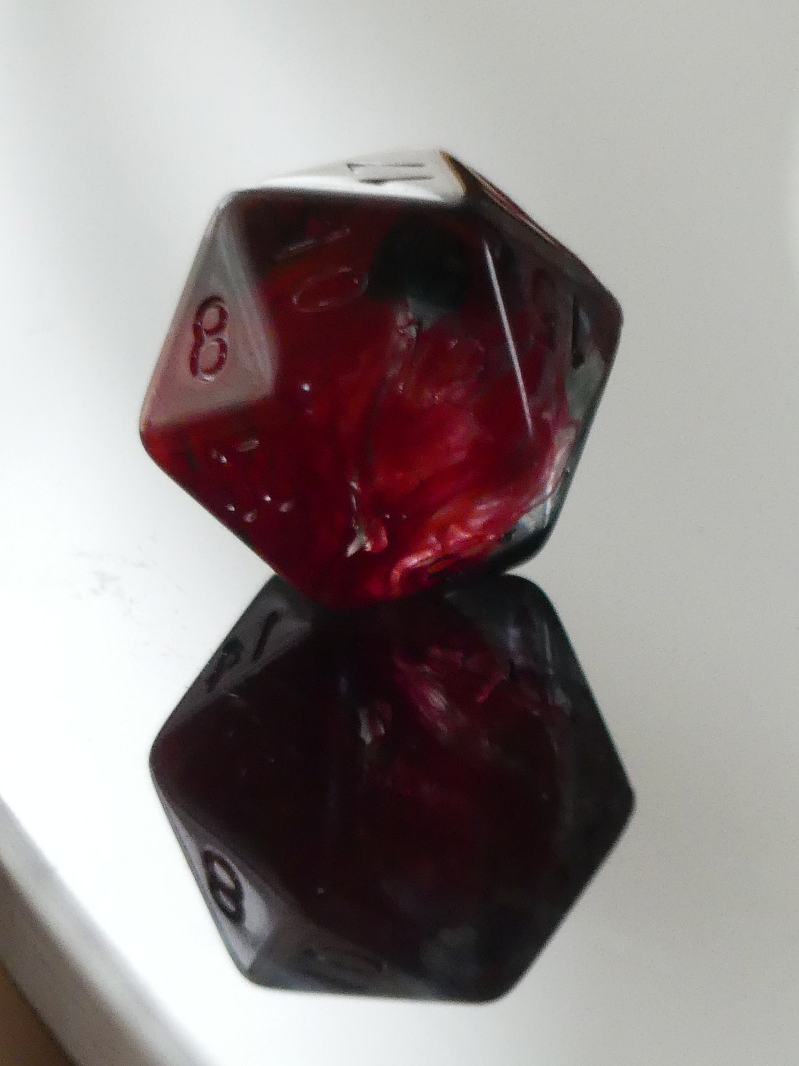 BLOOD DICE Handmade Resin 7 Dice Set for DnD Dungeons and Etsy