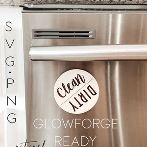 glowforge svg file, svg, digital file, laser ready file, Glowforge svg, laser cutting file, dishwasher magnet, png file, svg file,