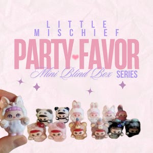 Caja sorpresa "Abrazos Traviesos" - Set de 12 recuerdos de fiesta / Figuras de juguete misteriosas kawaii / Bonita caja de regalo coleccionable para niñas y eventos (al por mayor)
