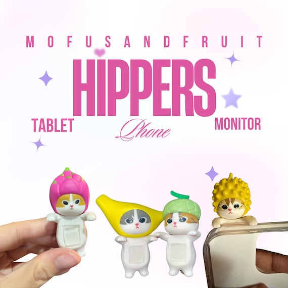 Mofusand HIPPERS Blind Box – Mystery Fruit Cat Clip-on